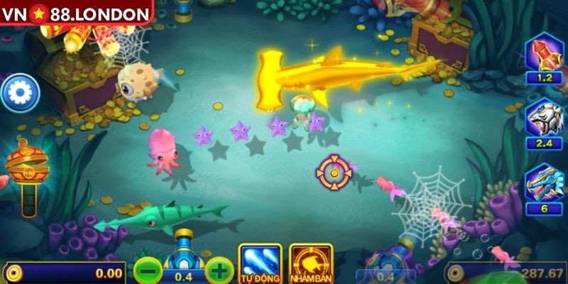 Bắn cá Thần Tài – Trải Nghiệm Săn Cá Đỉnh Cao Cùng VN88 3 Sử dụng vũ khí hợp lý