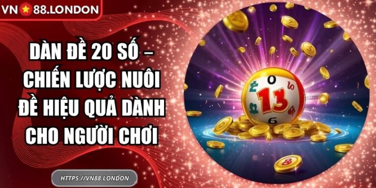 Dàn Đề 20 Số – Chiến Lược Nuôi Đề Hiệu Quả Dành Cho Người Chơi 5 Dàn đề 20 số